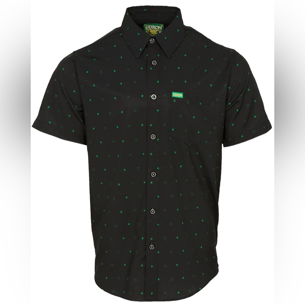 Dixxon "The Seamus" men's size XL short sleeve Party Shirt.